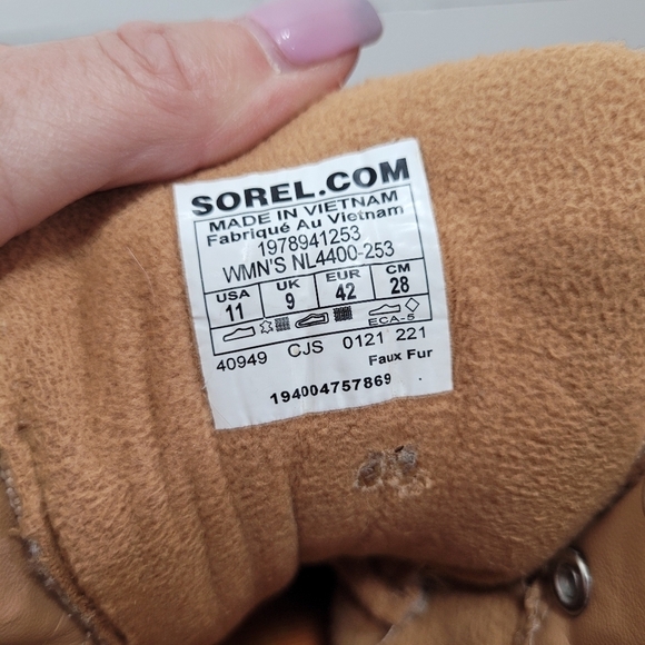 Sorel Sneakers Women's sz 11 Kinetic RNEGD Conquest Athletic High Top Shoe - Picture 10 of 11